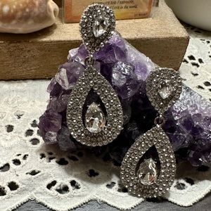 Rhinestone earrings